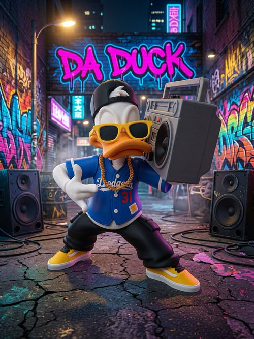 Figurine Canard Rapper Hip-Hop JT Créa3D