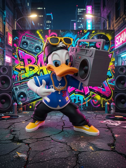 Figurine Canard Rapper Hip-Hop JT Créa3D