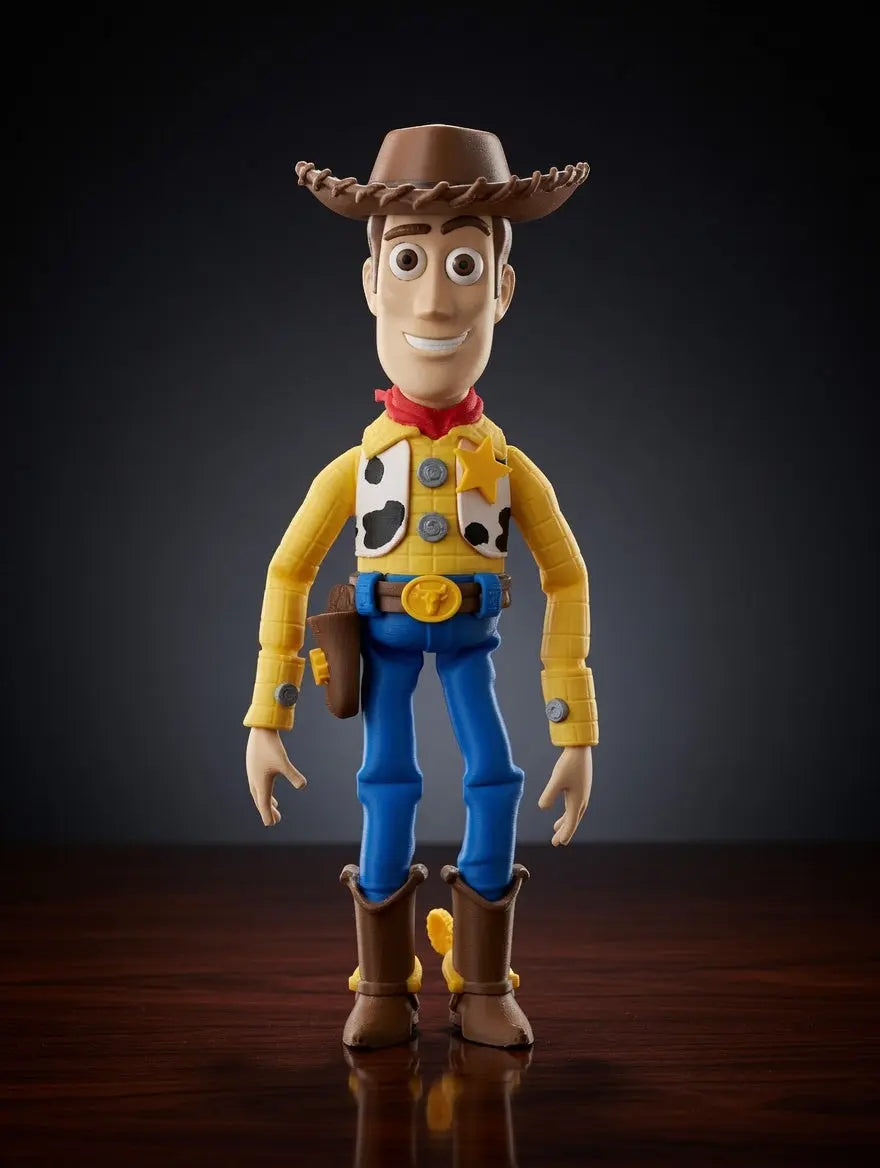 Figurine Cowboy 3D Imprimée – Statue Western de Collection – Décoration Geek JT Créa3D
