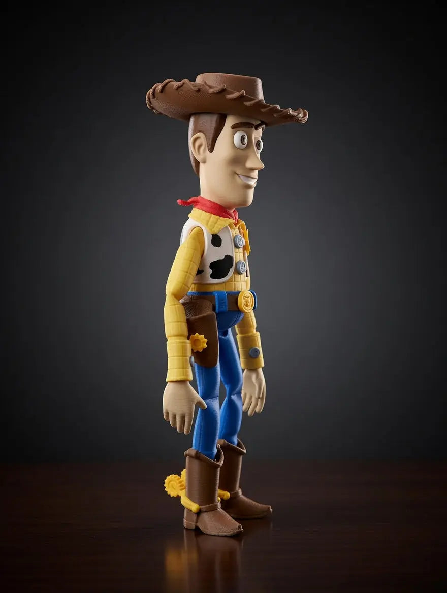 Figurine Cowboy 3D Imprimée – Statue Western de Collection – Décoration Geek JT Créa3D