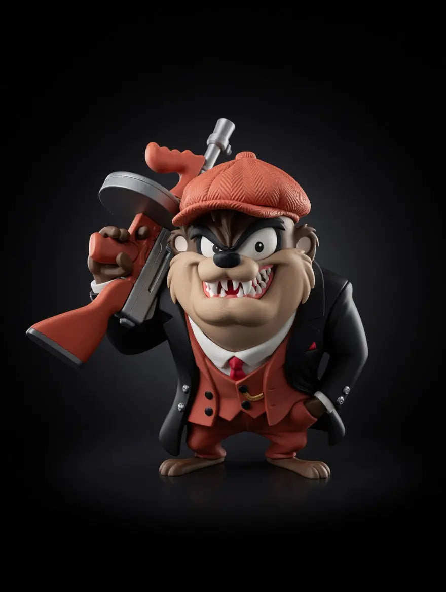 Figurine Gangster 3D Imprimée – Statue Style Mafieux Vintage – Décoration Geek JT Créa3D