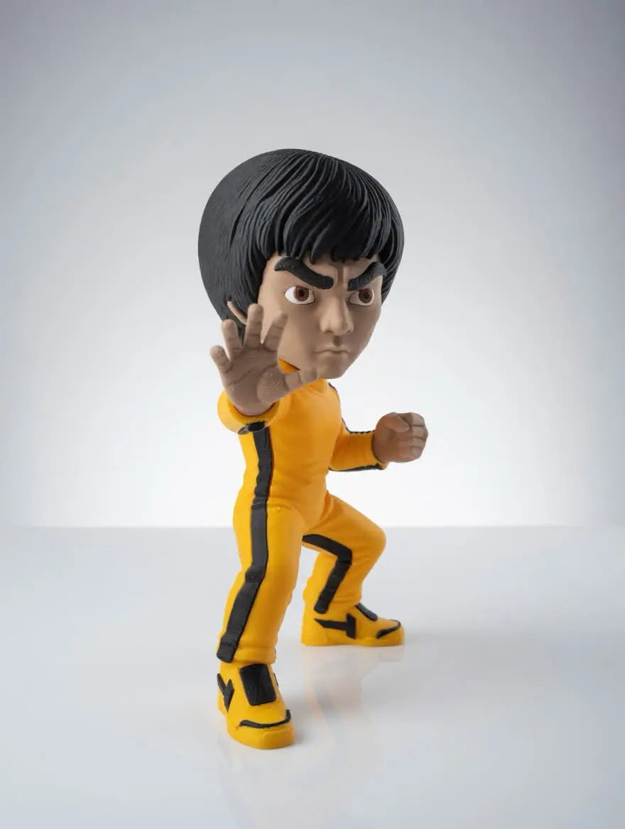 Figurine Maître des Arts Martiaux 3D – Statue Fighter Vintage – Décoration Geek Premium JT Créa3D