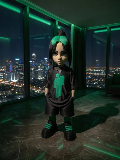 Figurine Pop Star 3D – Figurine Style Streetwear - Décoration Moderne JT Créa3D