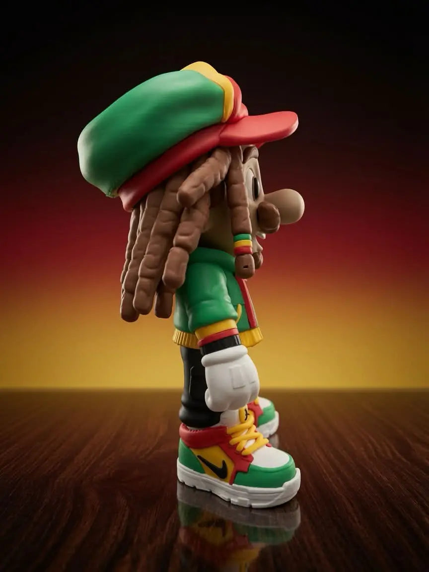 Figurine Rasta 3D Imprimée – Statue Style Reggae & Streetwear – Décoration Geek JT Créa3D