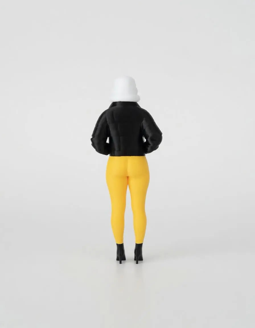 Figurine femme futuriste 3D – Décoration geek sci-fi JT Créa3D