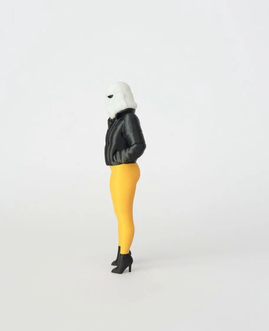 Figurine femme futuriste 3D – Décoration geek sci-fi JT Créa3D
