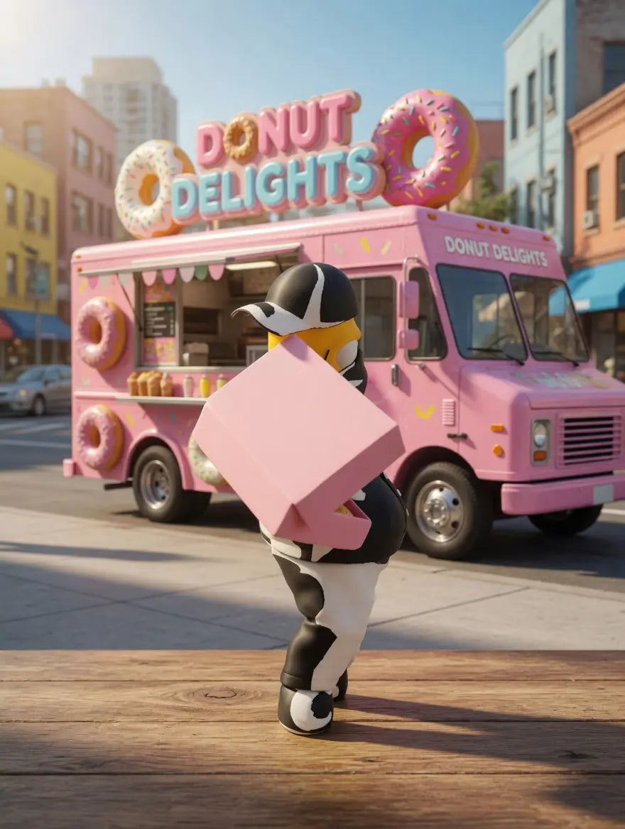 Homer Donut Figurines Collector Simpsons JT Créa3D