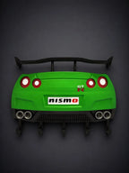 Porte-clés mural voiture sport – Design arrière sport imprimé 3D JT Créa3D