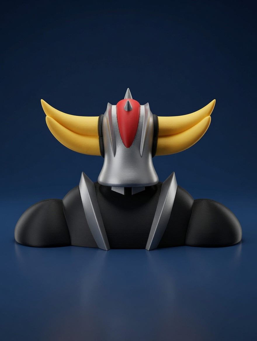 Buste Goldorak Grendizer 3D Imprimé – Style Iconique – Décoration Geek JT Créa3D