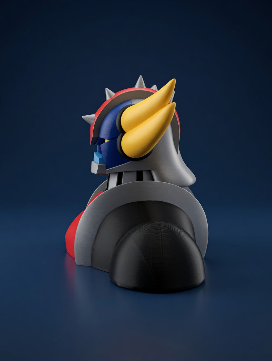 Buste Goldorak Grendizer 3D Imprimé – Style Iconique – Décoration Geek JT Créa3D
