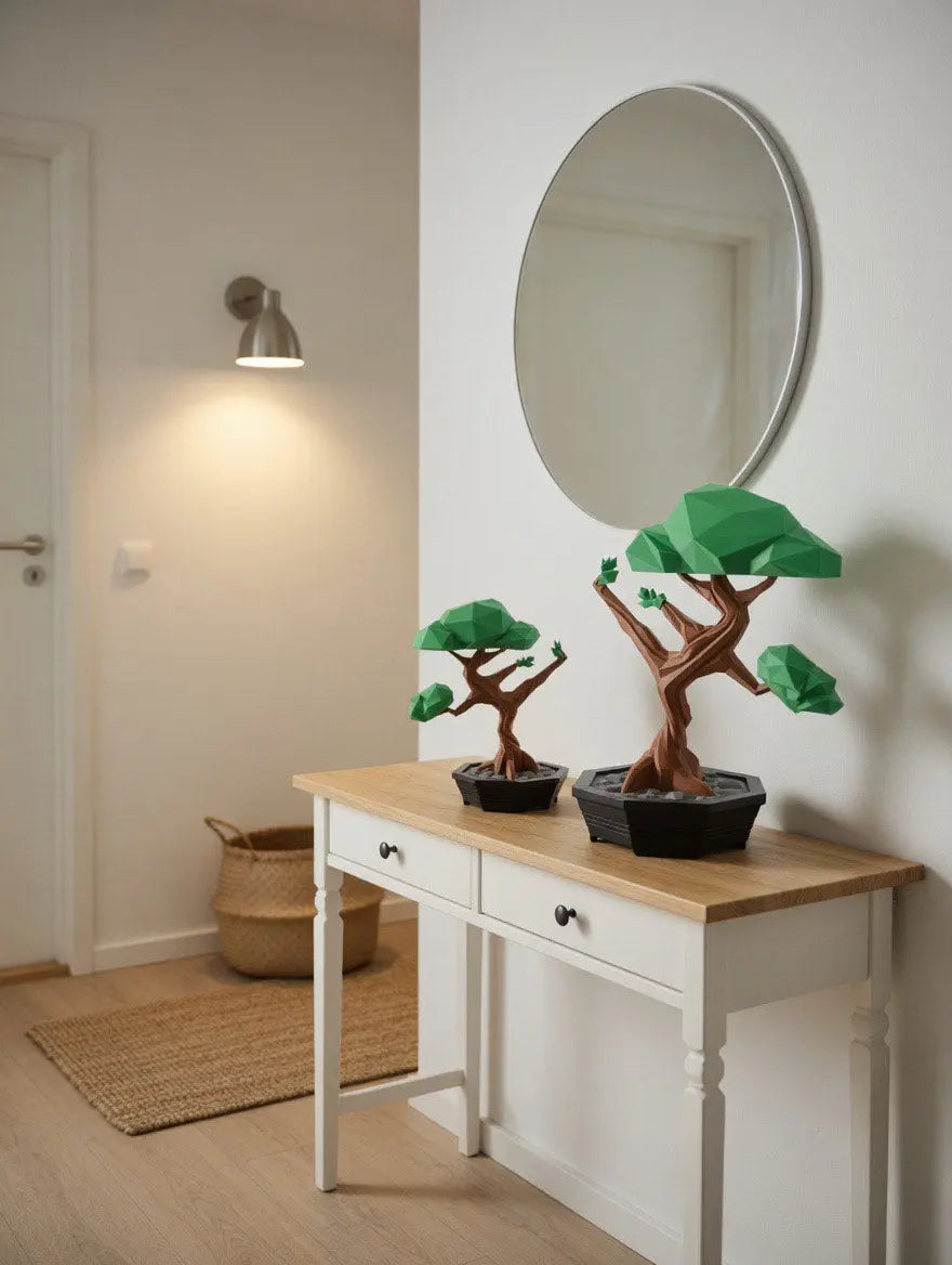 Bonsaï karaté 3D – Duo décoratif zen japonais JT Créa3D