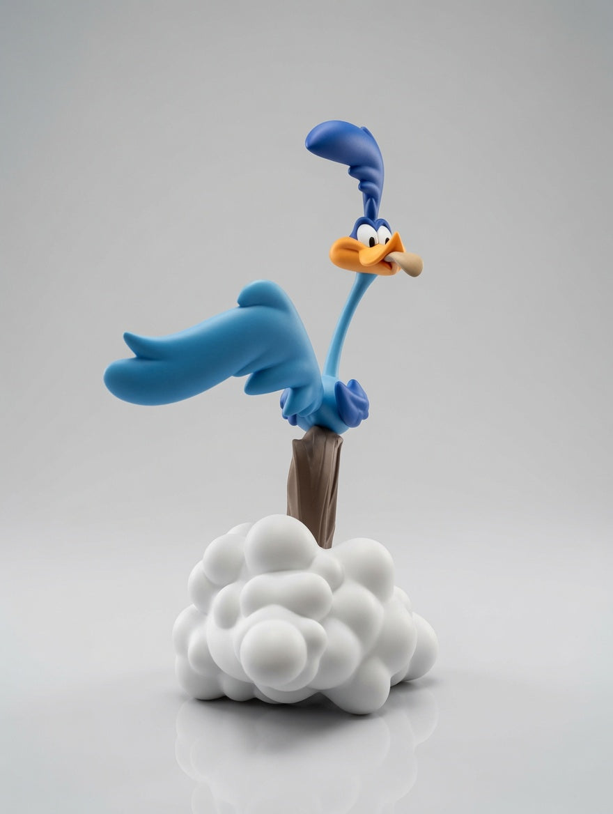 Figurine Bip Bip 3D Imprimée – Style Dynamique – Décoration Geek JT Créa3D