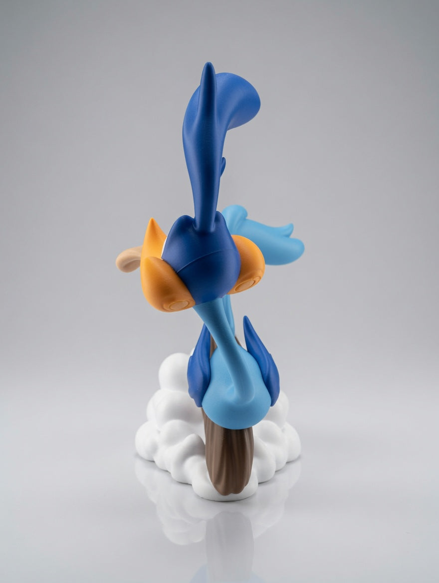 Figurine Bip Bip 3D Imprimée – Style Dynamique – Décoration Geek JT Créa3D