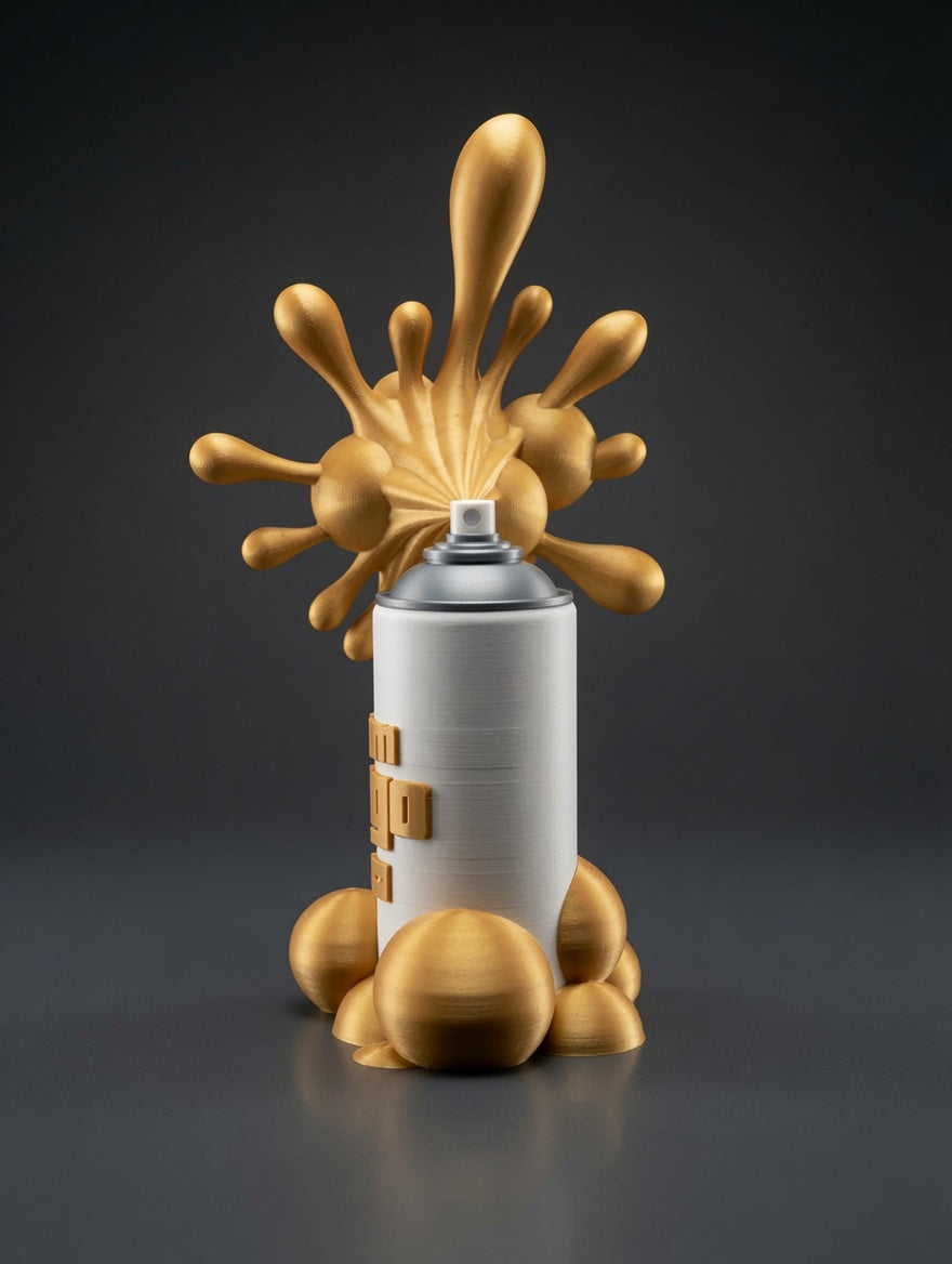Figurine Bombe de Peinture 3D Personnalisable – Street Art – Décoration Geek JT Créa3D