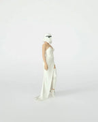 Figurine Femme Futuriste 3D – Robe Blanche – Décoration Moderne Sci-Fi JT Créa3D