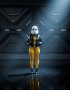 Figurine femme futuriste 3D – Décoration geek sci-fi JT Créa3D