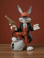Figurine Lapin Gangster 3D – Statue Mafieux Vintage – Décoration Geek Premium JT Créa3D