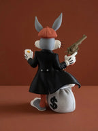 Figurine Lapin Gangster 3D – Statue Mafieux Vintage – Décoration Geek Premium JT Créa3D