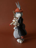 Figurine Lapin Gangster 3D – Statue Mafieux Vintage – Décoration Geek Premium JT Créa3D