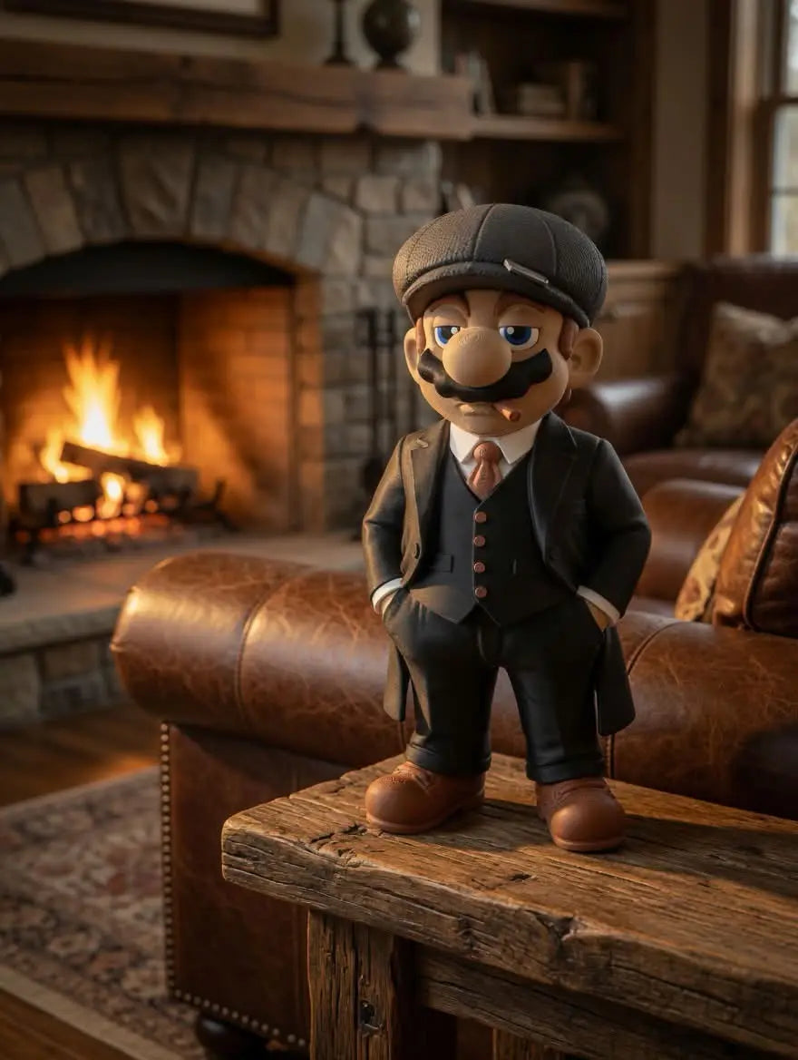 Figurine Gangster 3D – Style Années 1920 - Décoration Vintage JT Créa3D