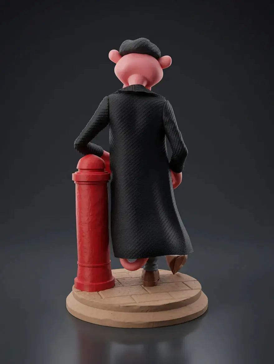 Figurine Gangster Panthère Rose 3D – Style Années 1920 – Décoration Vintage JT Créa3D