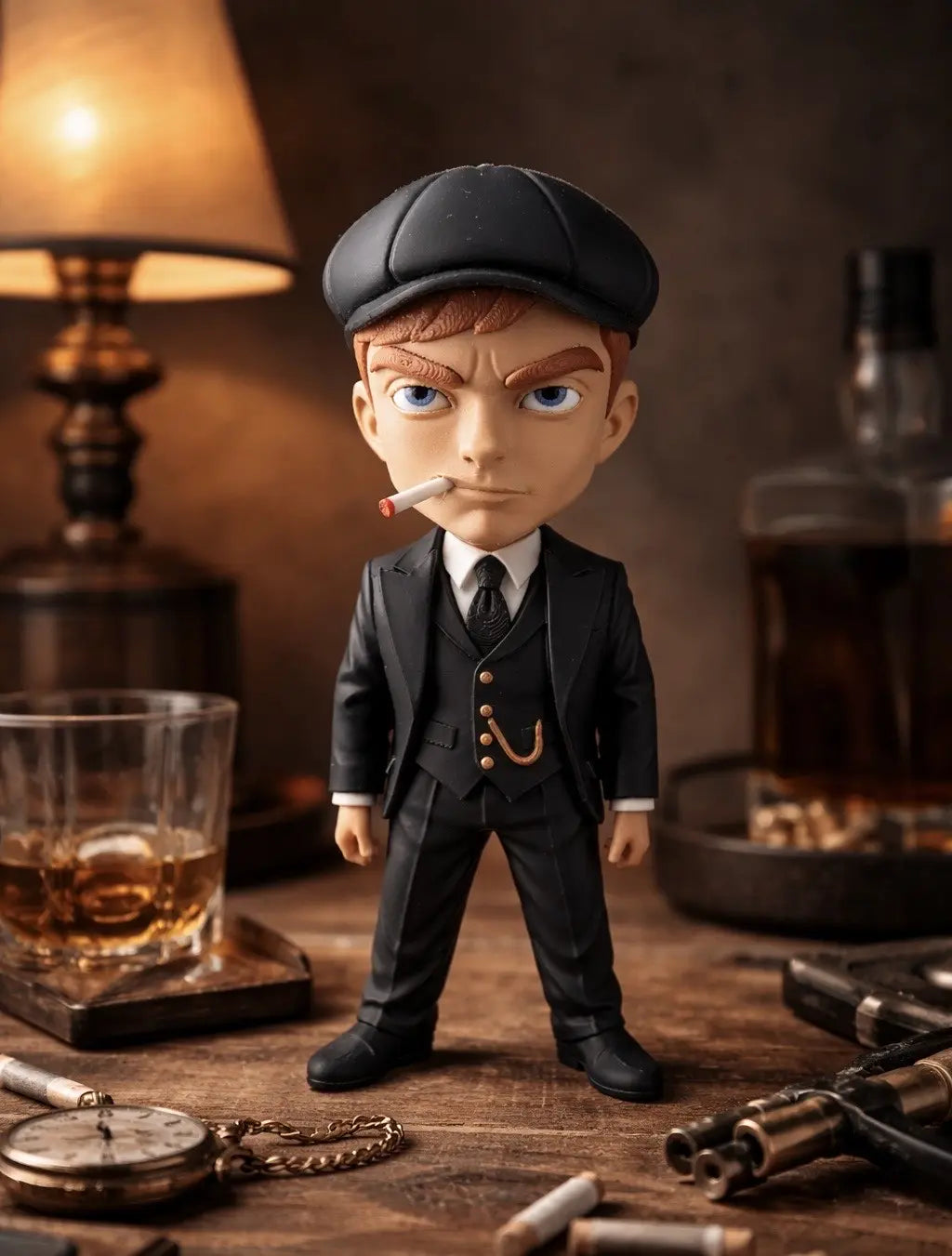 Figurine gangster 3D – Style gentleman vintage – Déco geek JT Créa3D