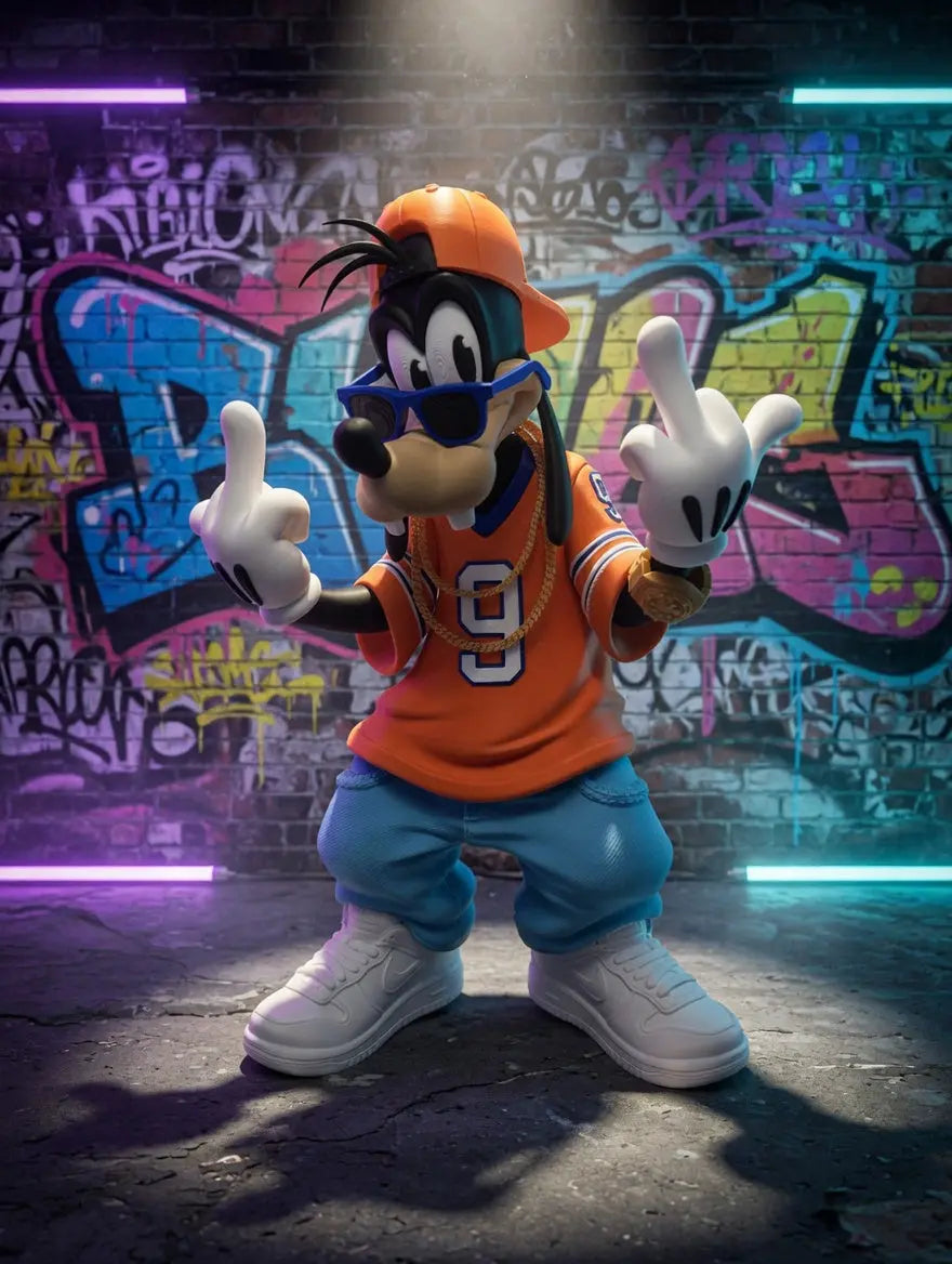 Figurine Cartoon Streetwear 3D – Statue Style Urbain Premium – Décoration Geek Collector JT Créa3D