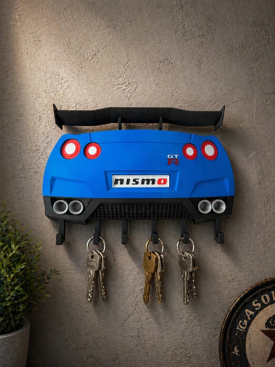 Porte Clés Mural Voiture – Design Sport Imprimé 3D JT Créa3D
