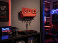 Porte clés mural voiture rouge – Support design 3D JT Créa3D
